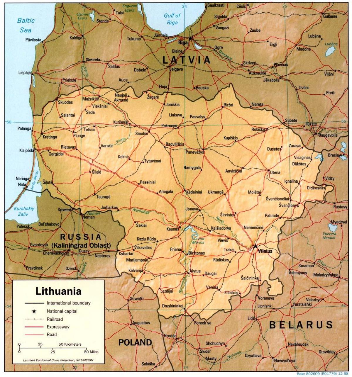 Peta Lithuania 1900